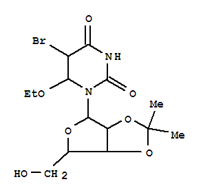 5-溴-6-乙氧基-5,6-二氢-2',3'-异丙亚基-beta-呋喃核糖基尿嘧啶