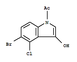 5-溴-4-氯-3-吲哚-1-醋酸盐