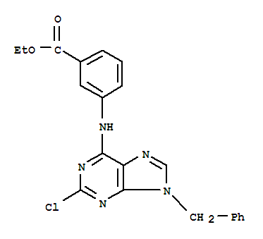 3-[(9-苯甲基-2-氯-9H-嘌呤-6-基)氨基]苯基丙酸酯