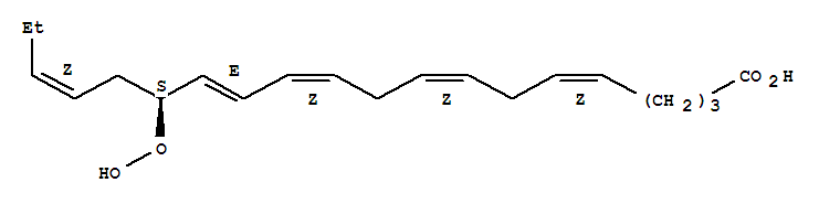 15(S)-hydroperoxy-5(Z),8(Z),11(Z),13(E),17(Z)-eicosapentaenoic acid