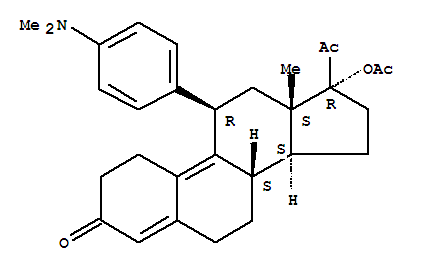 (11b)-17-(乙酰氧基)-11-[4-(二甲基氨基)苯基]-19-去甲孕甾-4,9-二烯-3,20-二酮