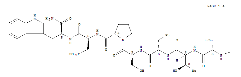 (3S)-4-[[(2S)-1-amino-3-(1H-indol-3-yl)-1-oxopropan-2-yl]amino]-3-[[(2S)-1-[(2S)-3-hydroxy-2-[[(2S)-2-[[(2S,3R)-3-hydroxy-2-[[(2S)-4-methyl-2-[[(2S)-5-oxopyrrolidine-2-carbonyl]amino]pentanoyl]amino]butanoyl]amino]-3-phenylpropanoyl]amino]propanoyl]pyrrol