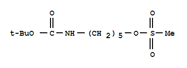 5-BOC-氨基戊基甲烷磺酸酯