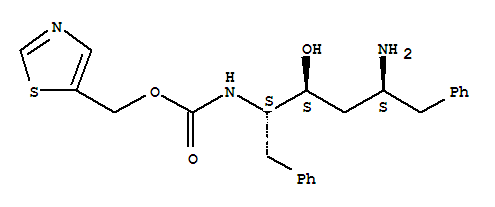 (2S,3S,5S)-5-氨基-2-(N-((5-噻唑基)-甲氧羰基)氨基)-1,6-二苯基-3-羟基己烷;利托那韦中间6