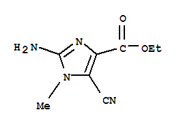 (9ci)-2-氨基-5-氰基-1-甲基-1H-咪唑-4-羧酸乙酯