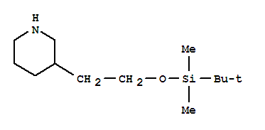 3-[2[[(1,1-二甲基乙基)二甲基硅]氧基]乙基]-哌啶