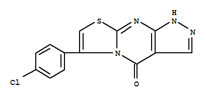 6-(4-氯苯基)吡唑并[3,4-d][1,3]噻唑并[3,2-a]嘧啶-4(1H)-酮