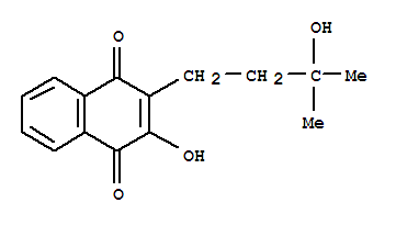 2-羟基-3-(3-羟基-3-甲基丁基)-1,4-萘二酮