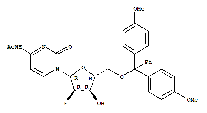 N-乙酰基-5'-O-[双(4-甲氧基苯基)苯基甲基]-2'-脱氧-2'-氟胞苷