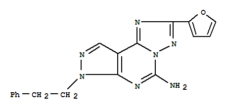2-(呋喃-2-基)-7-苯乙基-7H-吡唑并[4,3-e][1,2,4]三唑并[1,5-c]嘧啶-5-胺