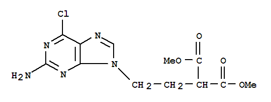 [2-(2-氨基-6-氯-9H-嘌呤-9-基)乙基]丙二酸二甲酯