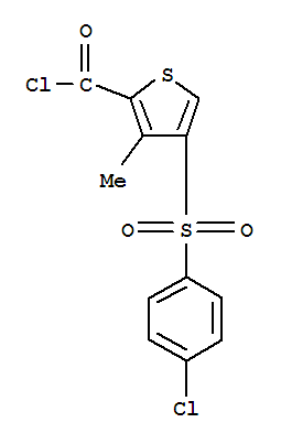 4-[(4-氯苯基)磺酰基]-3-甲基噻吩-2-酰氯