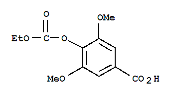 4-乙氧基羰氧基-3,5-二甲氧基苯甲酸
