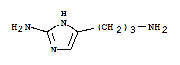 5-(3-氨基丙基)-1H-咪唑-2-胺