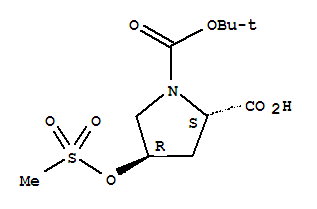 (2S,4R)-4-[(甲磺酰基)氧基]-1,2-吡咯烷二甲酸 1-叔丁酯