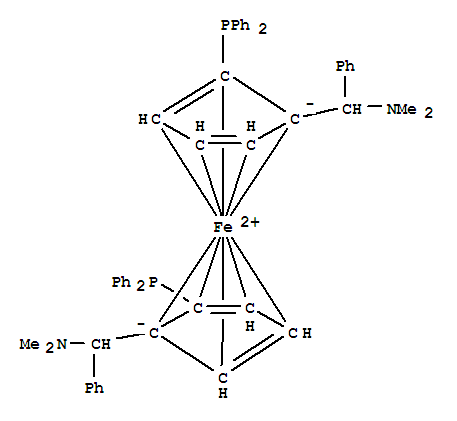 (S,S)-(-)-2,2'-双[-(N,N-二甲胺基)(苯基)甲基]-1,1'-双(二苯基磷)二茂铁