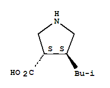 (3S,4S)-4-异丁基吡咯烷-3-羧酸