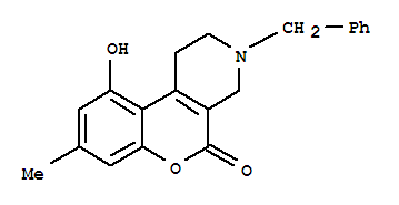 1,2,3,4-四氢-3-苄基-10-羟基-8-甲基-5H-[1]苯并吡喃并[3,4-c]吡啶-5-酮
