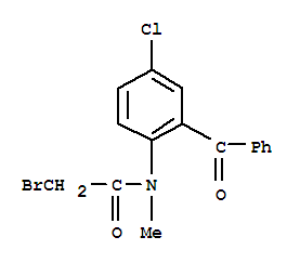 N-(2-苯甲酰基-4-氯苯基)-2-溴-N-甲基乙酰胺