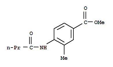 3-甲基-4-正丁酰胺基苯甲酸甲酯