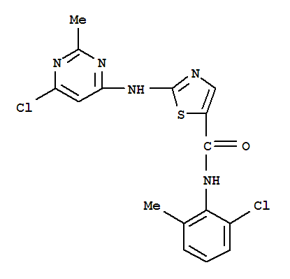 N-(2-氯-6-甲基苯基)-2-(6-氯-2-甲基-4-嘧啶基)氨基-5-噻唑甲酰胺