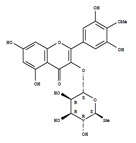 杨梅酮 4-甲醚-3-O-鼠李糖苷对照品(标准品) | 30484-88-9