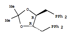 (4R,5R)-(-)-2,2-二甲基-4,5-双((二苯基膦)甲基)-1,3-二氧戊环 453464