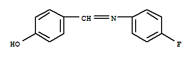 4-[[(4-氟苯基)亚胺]甲基]-苯酚　