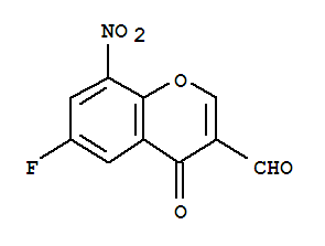 6-氟-8-硝基色酮-3-甲醛
