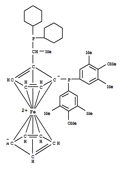 (R)-1-[(S)-2-(二-(4-甲氧基-3,5-二甲苯基)膦)二茂铁基]乙基-二环己基膦