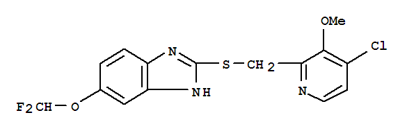 5-二氟甲氧基-2-{[(4-氯-3-甲氧基-2-吡啶基)甲基)硫)-1H-苯并咪唑