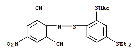分散兰 165; N-(2-((2,6-二氰基-4-硝基苯基)偶氮)-5-(二乙基氨基)苯基)乙酰胺