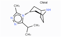 (1R,3s,5S)-3-(3-异丙基-5-甲基-4H-1,2,4-三唑-4-基)-8-氮杂双环[3.2.1]辛烷 CAS: 423165-07-5 99%min