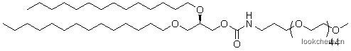 a-(3'-[1,2-二肉豆蔻烷氧基丙氧基]羰基氨基丙基）-ω-甲氧基聚乙二醇2000