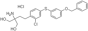 2-氨基-2-[2-[2-氯-4-[[3-(苄氧基)苯基]硫]苯基]乙基]-1,3-丙二醇盐酸盐