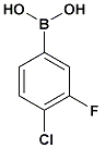 4-氯-3-氟苯硼酸 176906