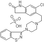 甲磺酸齐拉西酮