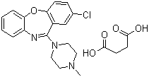 丁二酸洛沙平; 2-氯-11-(4-甲基哌嗪-1-基)二苯并[b,f][1,4]氧氮杂卓丁二酸盐
