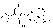 4-乙基-4,9-二羟基-10-[(二甲基氨基)甲基]-1H-吡喃并[3',4':6,7]氮茚并[1,2-B]喹啉-3,14(4H,12H)-二酮醋酸盐