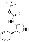 (3S,4R)-4-苯基吡咯烷-3-基氨基甲酸叔丁酯