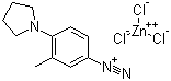 3-甲基-4-(1-吡咯*烷基)重氮苯三氯锌酸盐(52572-38-0)