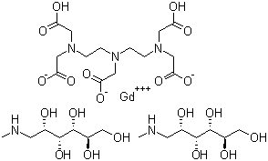 钆喷酸葡胺; 钆喷酸葡甲胺; 二乙烯三胺五醋酸钆双葡甲胺