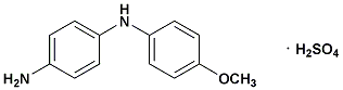 变胺蓝B硫酸盐 (=4-氨基-4'-甲氧基二苯胺硫酸盐) [用于铁-滴定]