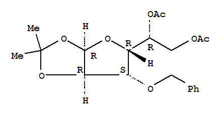 1,2-O-(1-甲基乙亚基)-3-O-(苯基甲基)-alpha-D-谷氨酰呋喃糖二乙酸酯