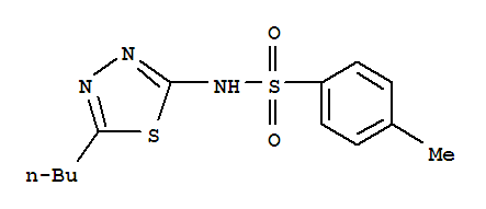 N-(5-丁基-1,3,4-噻二唑-2-基)-对甲苯磺酰胺