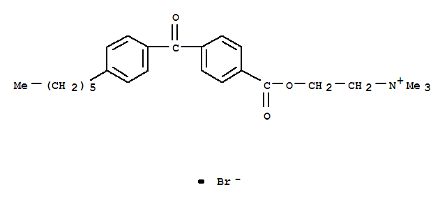 溴化2-{[4-(4-己基苯甲酰)苯甲酰]氧代}-N,N,N-三甲基乙铵