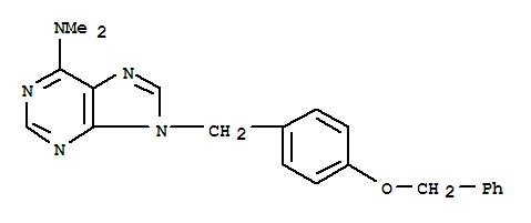 9-[4-(苄氧基)苯甲基]-N,N-二甲基-9H-嘌呤-6-胺