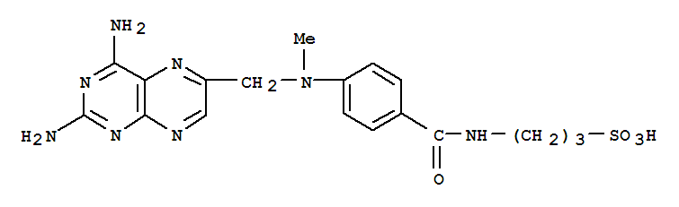 3-[[4-[(2,4-二氨基蝶啶-6-基)甲基-甲基-氨基]苯甲酰]氨基]丙烷-1-磺酸