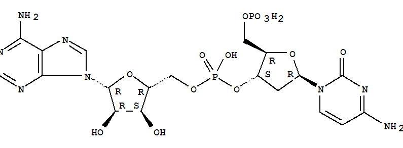 [(2R,3S,5R)-5-(4-氨基-2-氧代嘧啶-1-基)-2-(膦酰氧基甲基)四氢呋喃-3-基][(2R,3S,4R,5R)-5-(6-氨基嘌呤-9-基)-3,4-二羟基四氢呋喃-2-基]甲基磷酸氢酯