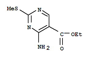 2-甲基巯基-4-氨基嘧啶-5-甲酸乙酯